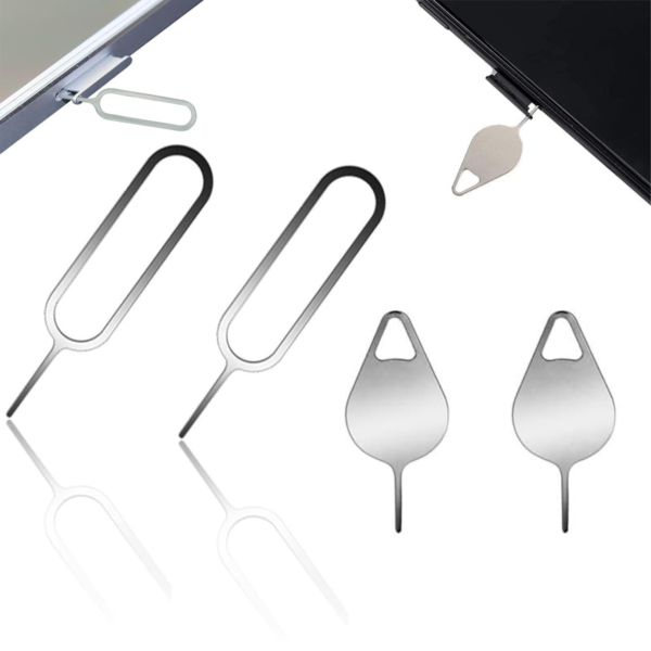 4 pcs SIM Card Needle, SIM Card Slot Removal Tool, SIM Card Holder Ejector Pin Ejector - Image 6