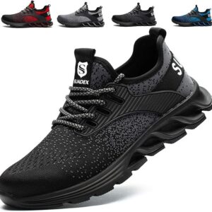 Steel Toe Sneakers for Men Women Indestructible Work Safety Shoes